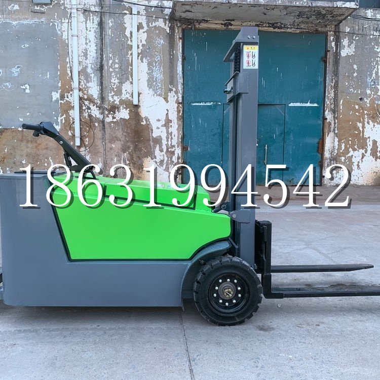 鲁山县小型电动叉车1吨2吨步行站驾式电瓶堆高充电装卸车液压升降车铲车